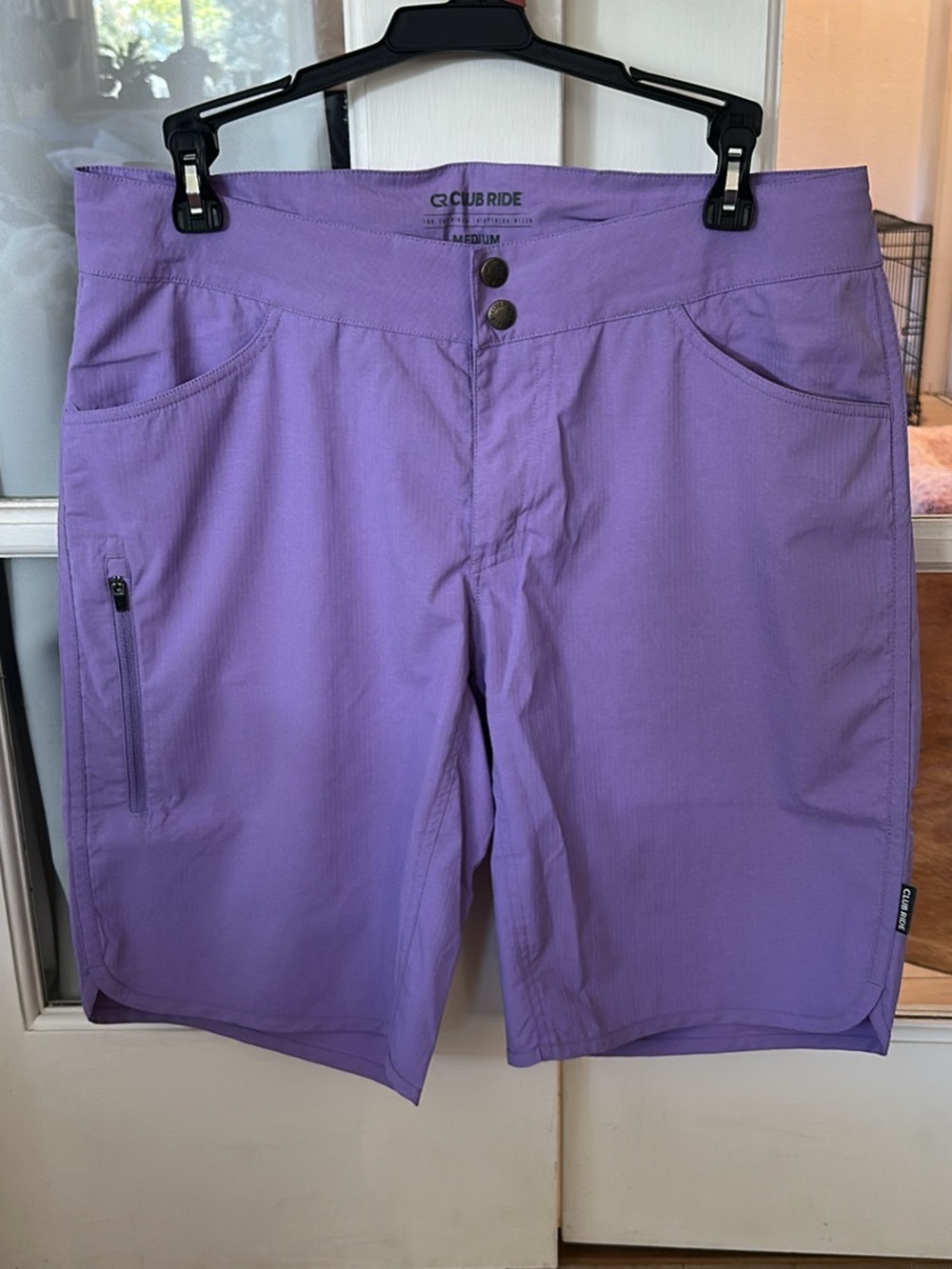 Club Ride Apparel Lavender women’s Hybrid Shorts
